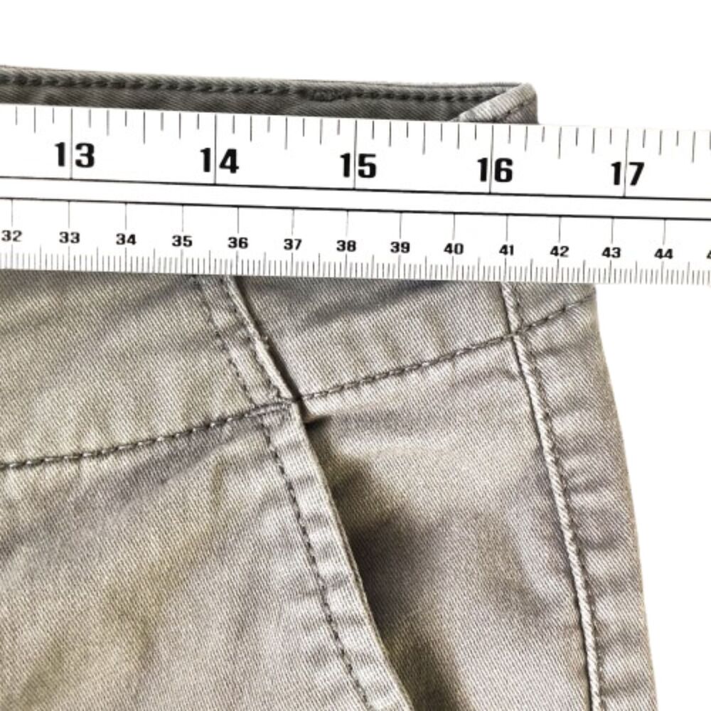 LOFT Women's 10 Green The Monroe Slim Chino Stretchy Cotton Blend Pants - Picture 7 of 7